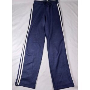 Steve & Barry's‎ XS Track Pants Navy Blue White Stripe Drawstring Athletic